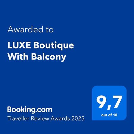 Luxe Boutique With Balcony Lägenhet Thessaloníki Exteriör bild